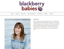 Tablet Screenshot of blackberrybabies.com